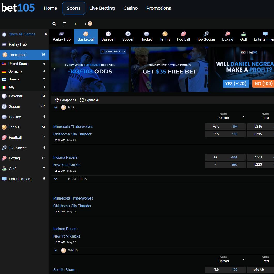 Bet105.ag - bettingdude.mebet105